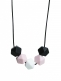 Nursing Necklace (black-rosa-white)