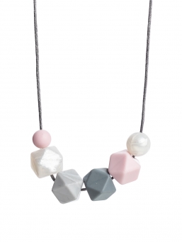Nursing Necklace (pearl rosa-pearl-marble)