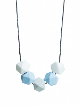 Nursing Necklace (white-lightblue-lightgrey)