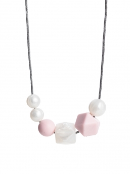 Nursing Necklace (pearl pearl-rosa)