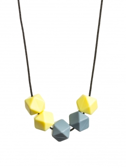 Nursing Necklace (lightyellow-grey)