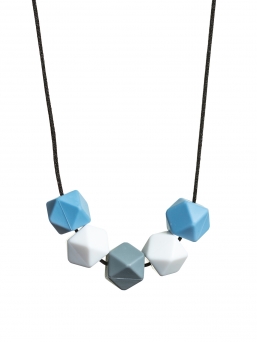 Nursing Necklace (blue-white-grey)