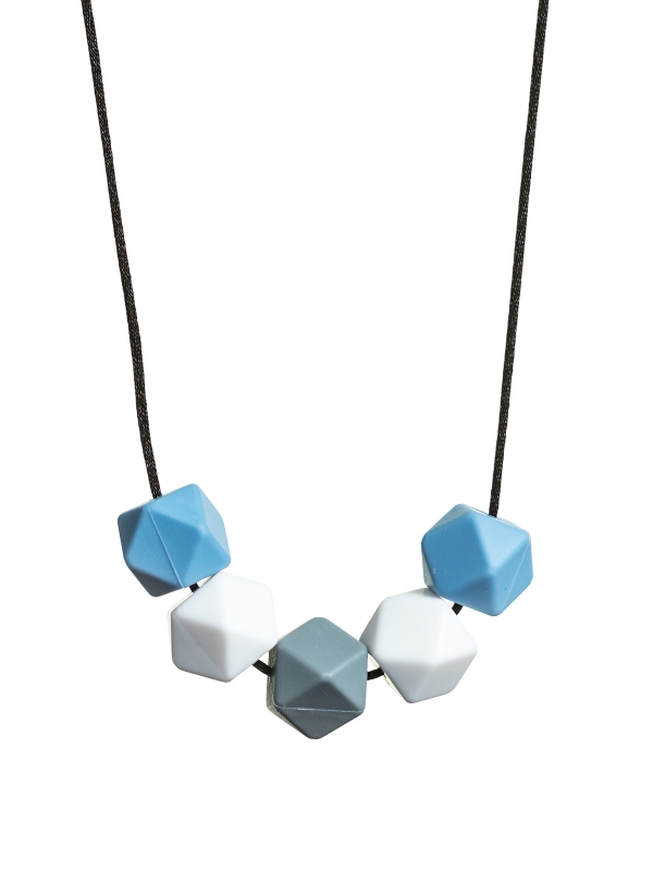 Nursing Necklace (blue-white-grey)