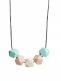 Nursing Necklace (mint-peach-ivory)