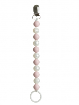 Pacifier holder (rosa-pearl)