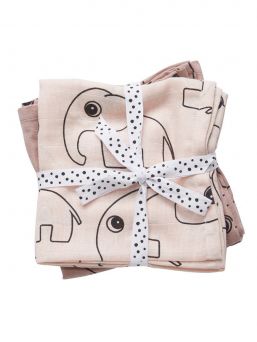 Done by Deer cotton Burp cloth in lovely animal designs. Simply beautiful Burp cloth that you never had too much when moving with your baby. Use this large 120x120 cm swaddle instead of a duvet when sleeping.