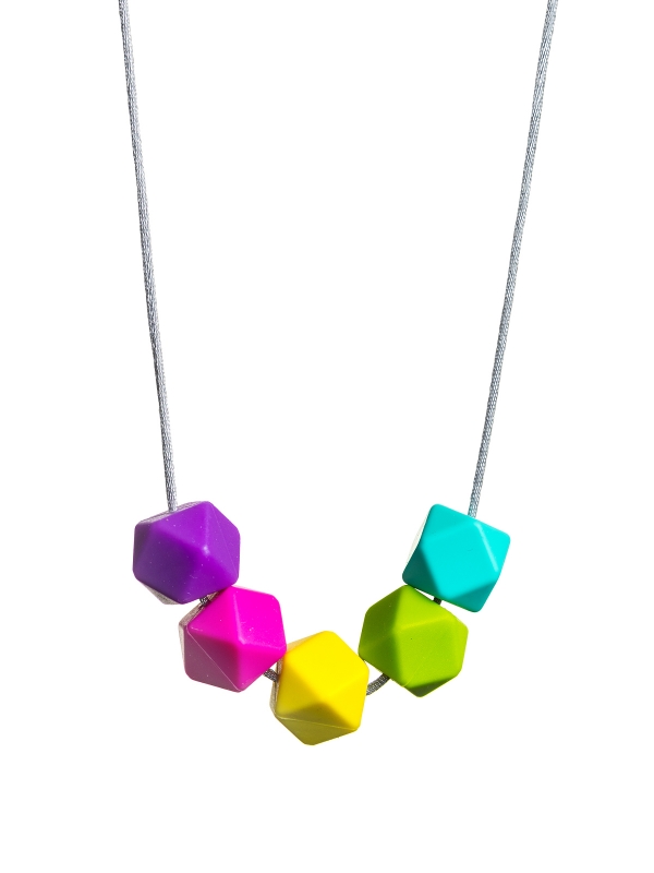 Nursing Necklace (bright rainbow)