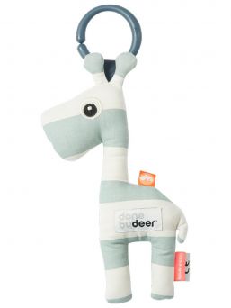 To go friend, Raffi, blue. Bring Done By Deer Nozo toy friend everywhere you go. The toy links makes it easy to attach Nozo to e.g. the pram, stroller or an activity center.