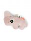 Done By Deer animal rattle is in the shape of a animal and makes a soft rattle sound when your child is moving the rattle.