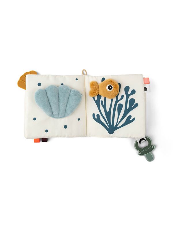 Done By Deer Sensory Baby Book Sea friends is an adorable first book for baby.