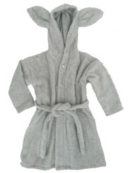 Super soft and luxurious Summerville bathrobe with adorable bunny ears.