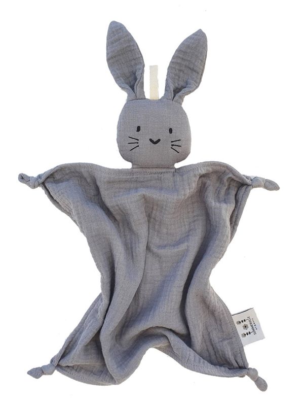 Cuddle rabbit will absorb comforting scents of home and of baby's parents; things that are familiar for baby.