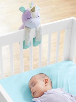 Cry-Activated baby soother, unicorn