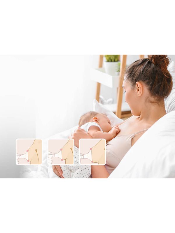 Lightweight and portable electric Neno Uno breast pump that is completely wireless. The breast pump works with a rechargeable battery and is easy to take on a longer trip.