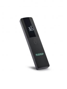 Modern NENO non-contact thermometer Ir Medic T02 with just one button. The thermometer display is easy to read and the device is very light.