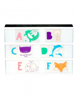 Lightbox – letterset (kids pastel)