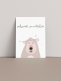 Greeting card bear - suloiset onnittelut