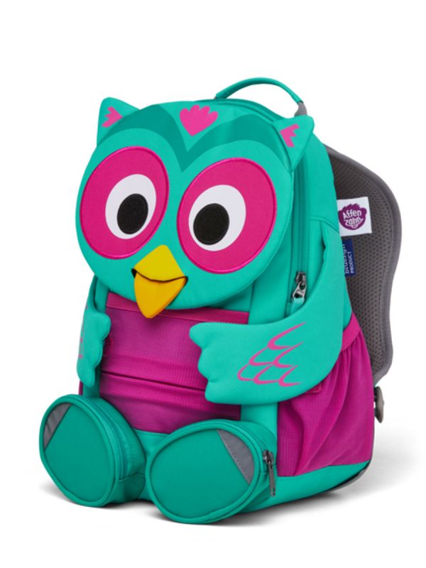 Affenzahn - large backpack, Turquoise Owl