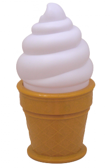 Ice Cream Night Light (white)