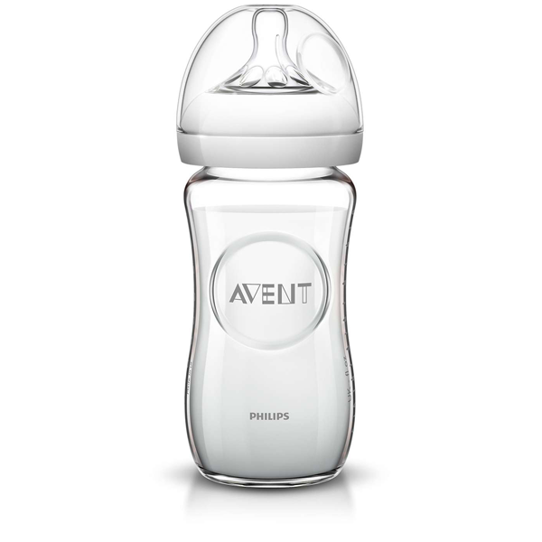 Philips Avent - Glass bottle Natural 8oz/240ml