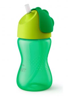 Philips Avent - Straw bottle, green