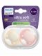 Philips Avent - pacifier Ultra Soft 0-6 months, rose/vanilla