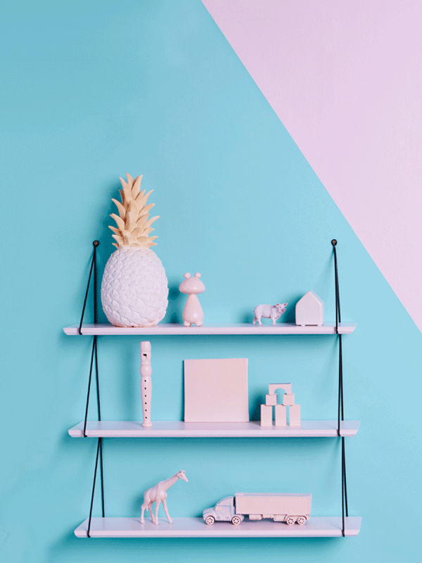 Shelve | Babou 3 | Rose in April (winter blue)