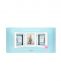 Babyprints Deluxe - triple frame for handprints and footprints + photo, white