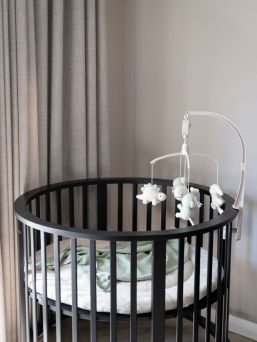 Baby´s Only - Musical mobile Animals laurel green/warm linen