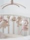 Baby´s Only - Musical mobile Animals, old pink/warm linen