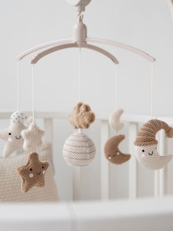Baby´s Only - Musical mobile Heaven, clay/warm linen