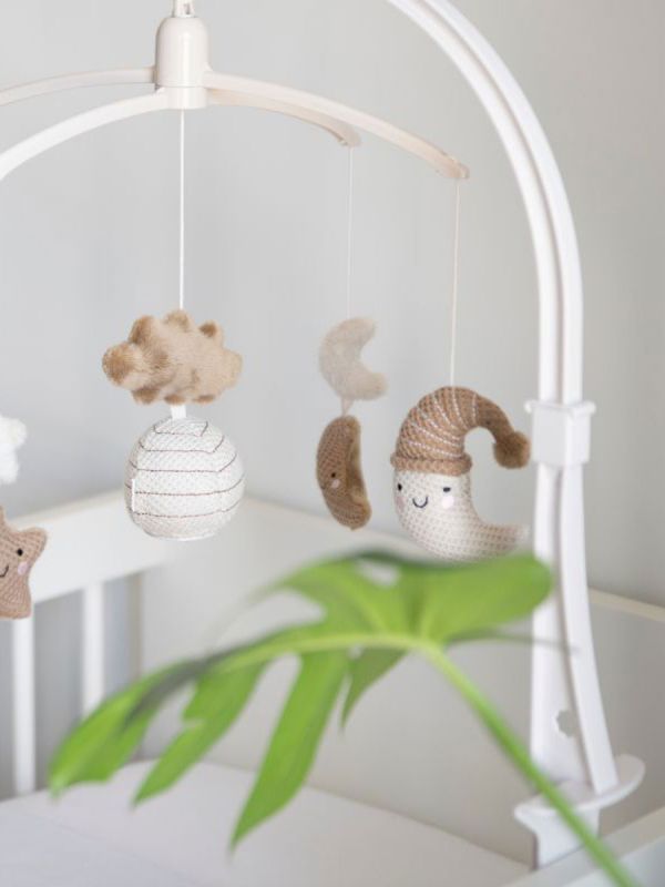 Baby´s Only - Musical mobile Heaven, clay/warm linen