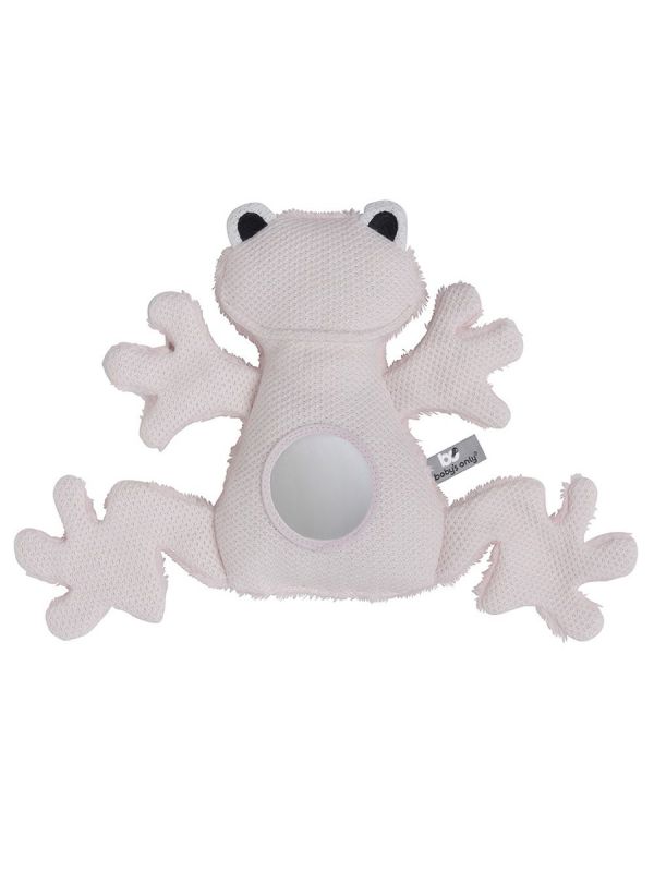 Cute and soft Baby´s Only Stuffed Frog For Baby. Babysafe mirror where baby likes to watch for themselves.