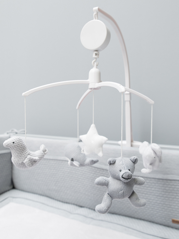Baby´s Only - Musical mobile - Grey