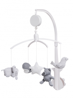 Baby´s Only - Musical mobile - Grey