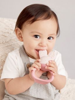 b.box Chill + Fill – cooling chew toy for gums - Blush
