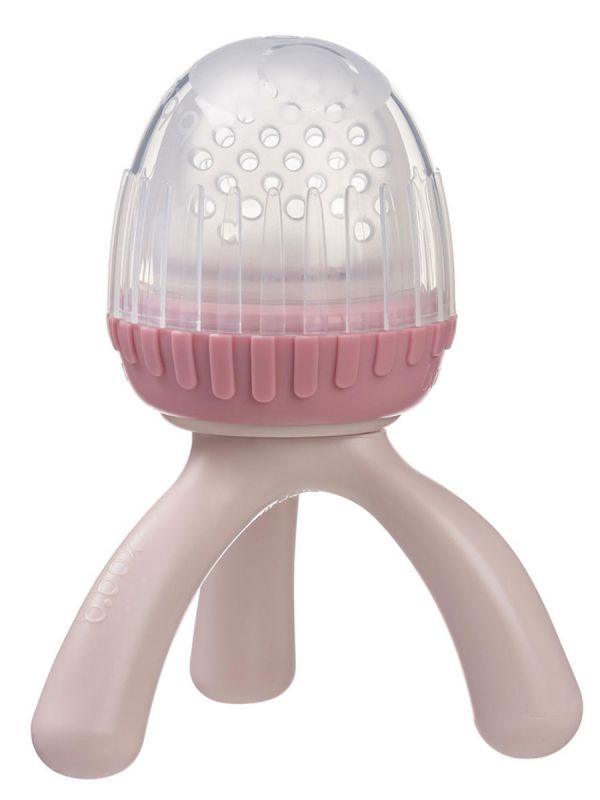b.box Fresh Food Feeder – teething toy and pacifier for baby, Blush
