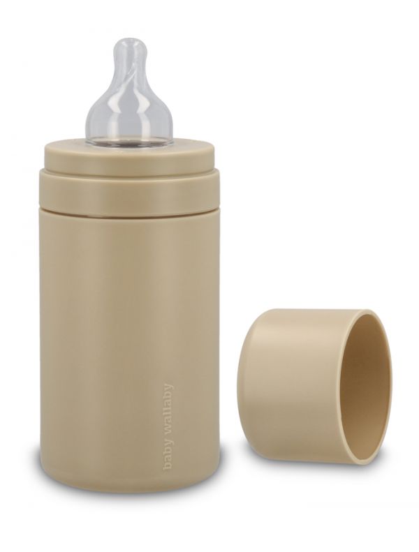 BabyWallaby - Feeding bottle 240ml, beige