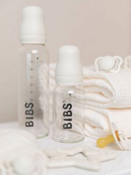 Bibs - baby glass bottle - 110ml, Ivory