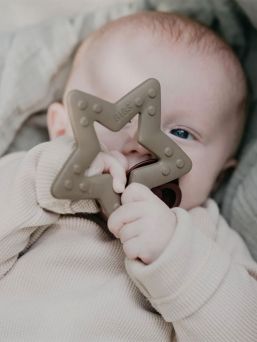 BIBS - Baby Bitie Star - dark oak