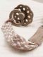 BIBS - Pacifier Clip Braid - Sand/Ivory