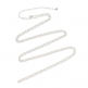 Silver plated necklace 140cm +10cm