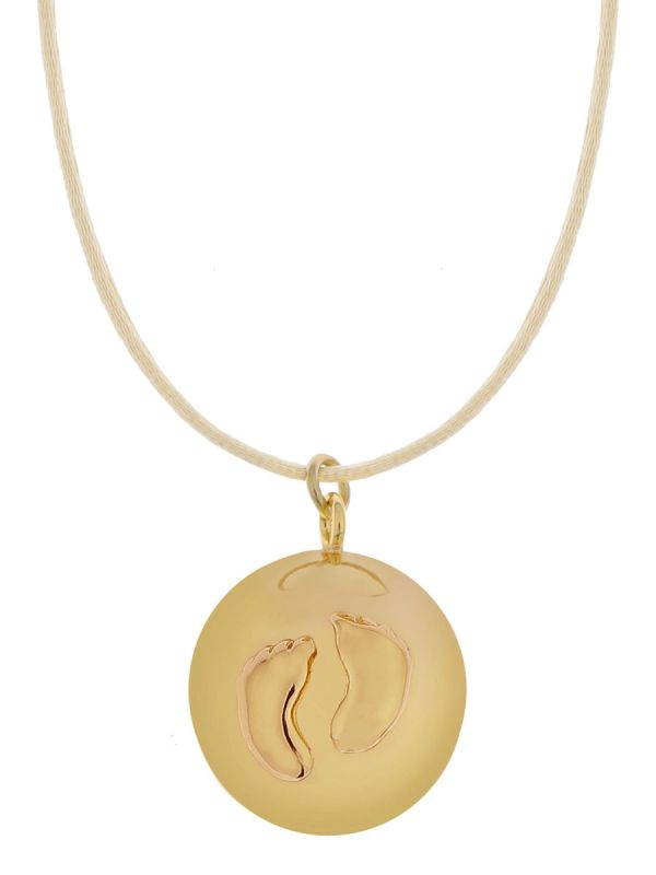 Bola pregnancy necklace – Meaningful jewelry, Sofie Gold Feet