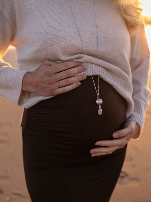 Bola for mom to be, babybell Linn Rose quartz| PROUD MAMA