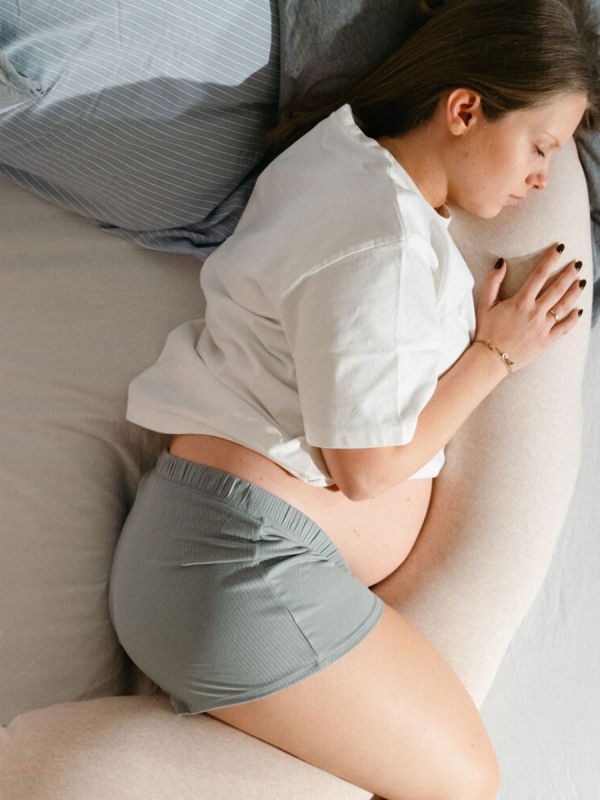 Buddy nursing pillow / body pillow, chine sand