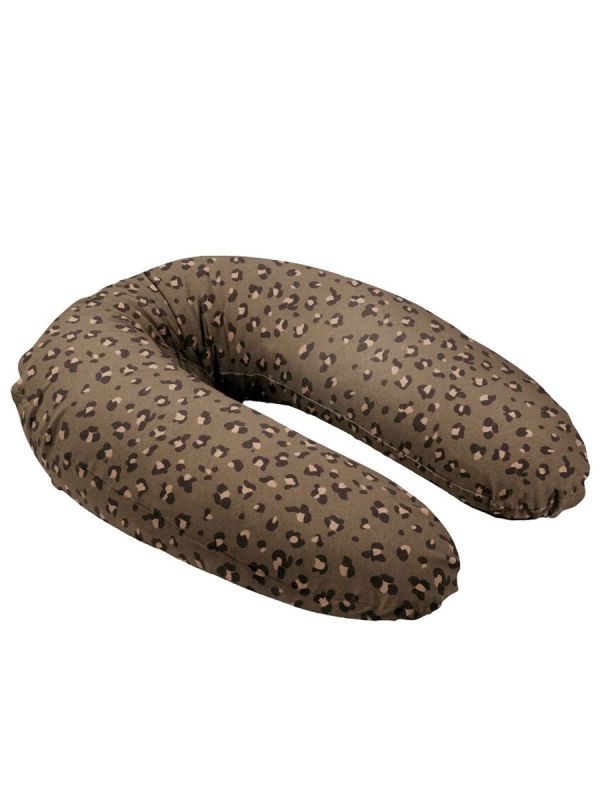 Buddy nursing pillow / body pillow, leopard bronze