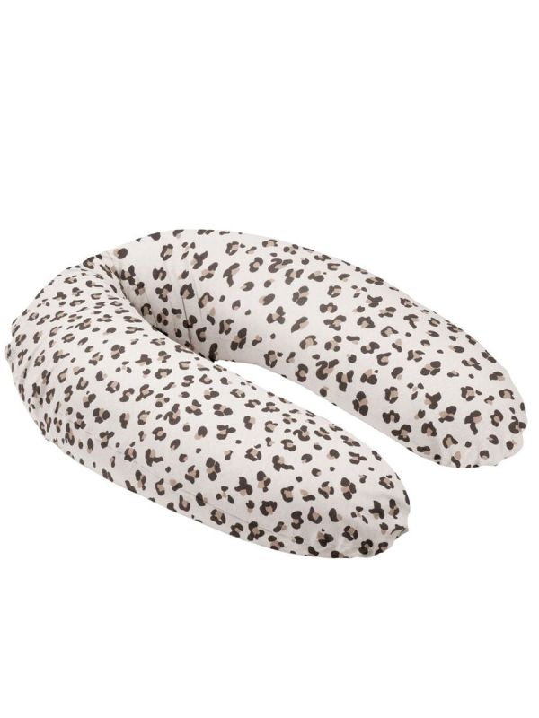 Buddy nursing pillow / body pillow, leopard cream