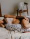 Buddy nursing pillow / body pillow, leopard cream