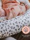 Buddy nursing pillow / body pillow, leopard cream