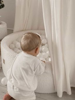 Boucle balbit 90x30cm, choose the ball colors yourself!